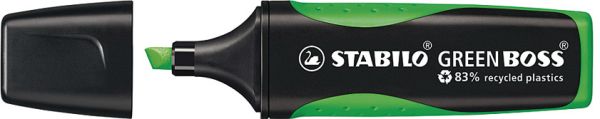 Stabilo textmarker green boss 2-5mm 6070/33 grün - Stabilo-6070-33-4006381436649