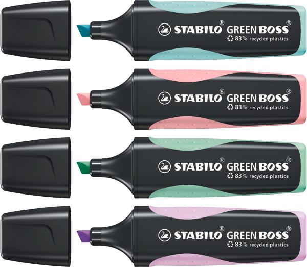 Stabilo textmarker green boss 2-5mm 6070/4-2 pastell 4 stück - Stabilo-6070-4-2-4006381564229-02.jpg