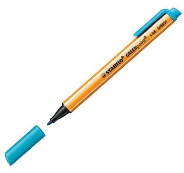 Stabilo faserschr. greenpoint 0,8mm 6088/51 türkis - Stabilo-6088-51-4006381399128-03.jpg