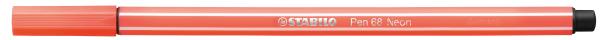 Stabilo fasermaler pen 68 1mm 68/040 neonrot - Stabilo-68-040-4006381121088