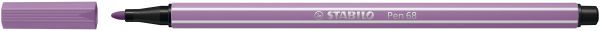 Stabilo fasermaler pen 68 1.1mm 68/62 grau violett - Stabilo-68-62-4006381574228