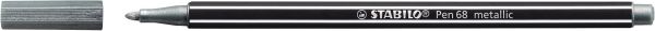 Stabilo fasermaler pen 68 1mm 68/805 metallic silber - Stabilo-68-805-4006381530132