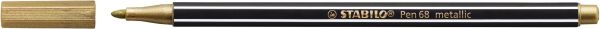 Stabilo fasermaler pen 68 1mm 68/810 metallic gold - Stabilo-68-810-4006381530194