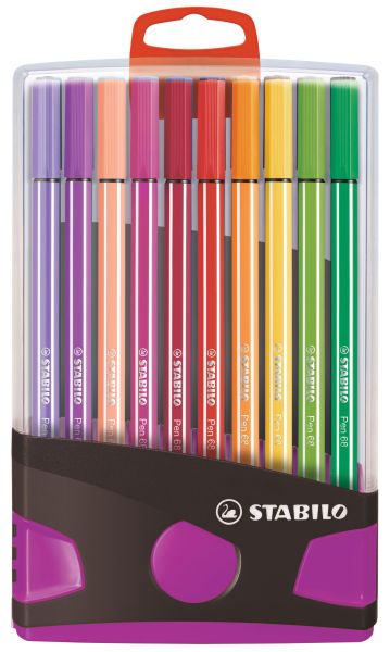Stabilo fasermaler pen 68 1mm 6820-031-03 20 stück ass. colorparade - Stabilo-6820-031-03-4006381551274