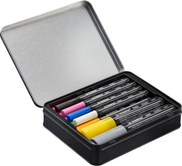 Stabilo free acrylic start.kit 691/693-11-31 11er etui - Stabilo-691-693-11-31-4006381580700-02.jpg