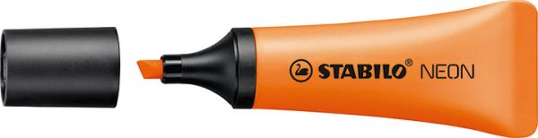 Stabilo textmarker neon 2-5mm 72/54 orange - Stabilo-72-54-4006381401135