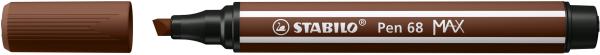 Stabilo fasermaler pen 68 max 2+5mm 768/45 braun - Stabilo-768-45-4006381569736
