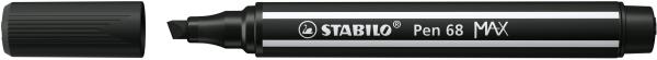 Stabilo fasermaler pen 68 max 2+5mm 768/46 schwarz - Stabilo-768-46-4006381569750