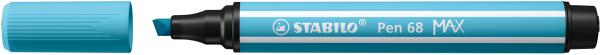 Stabilo fasermaler pen 68 max 2+5mm 768/57 azurblau - Stabilo-768-57-4006381569477