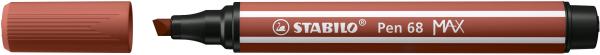 Stabilo fasermaler pen 68 max 2+5mm 768/75 siena - Stabilo-768-75-4006381569934