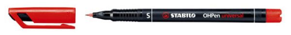 Stabilo ohp pen permanent s 841/40 rot - Stabilo-841-40-4006381118996