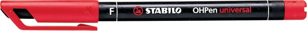 Stabilo ohp pen permanent f 842/40 rot - Stabilo-842-40-4006381119054