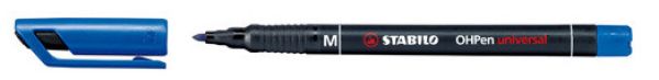 Stabilo ohp pen permanent m 843/41 blau - Stabilo-843-41-4006381115438