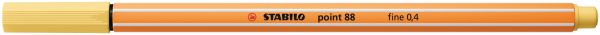 Stabilo fineliner point 88 0.4mm 88/23 hellgelb - Stabilo-88-23-4006381579216