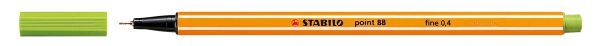 Stabilo fineliner point 88 0.4mm 88/33 apfelgrün - Stabilo-88-33-4006381186469