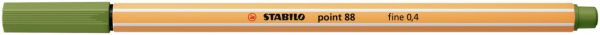Stabilo fineliner point 88 0.4mm 88/35 moosgrün - Stabilo-88-35-4006381574662