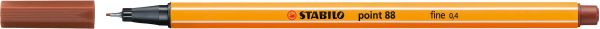 Stabilo fineliner point 88 0.4mm 88/38 rötel - Stabilo-88-38-4006381493185