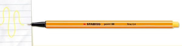 Stabilo fineliner point 88 0.4mm 88/44 gelb - Stabilo-88-44-4006381105293-03.jpg