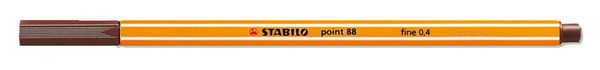 Stabilo fineliner point 88 0.4mm 88/45 braun - Stabilo-88-45-4006381105309