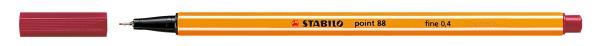 Stabilo fineliner point 88 0.4mm 88/50 dunkelrot - Stabilo-88-50-4006381333887-02.jpg