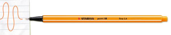 Stabilo fineliner point 88 0.4mm 88/54 orange - Stabilo-88-54-4006381105323-03.jpg