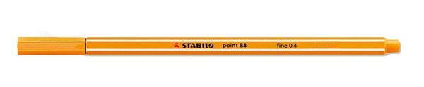Stabilo fineliner point 88 0.4mm 88/54 orange - Stabilo-88-54-4006381105323