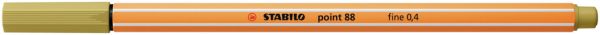 Stabilo fineliner point 88 0.4mm 88/66 khaki - Stabilo-88-66-4006381579360