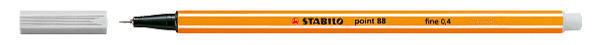 Stabilo fineliner point 88 0.4mm 88/94 hellgrau - Stabilo-88-94-4006381333979