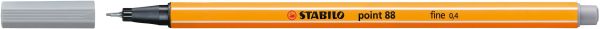 Stabilo fineliner point 88 0.4mm 88/95 mittelgrau - Stabilo-88-95-4006381493338