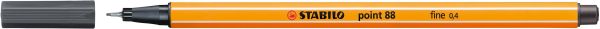 Stabilo fineliner point 88 0.4mm 88/97 schwarzgrau - Stabilo-88-97-4006381493369