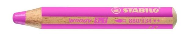 Stabilo farbstifte woody 3 in 1 880/334 pink - Stabilo-880-334-4006381188791