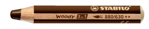 Stabilo farbstifte woody 3 in 1 880/630 braun - Stabilo-880-630-4006381115551