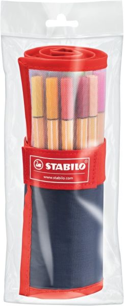 Stabilo fineliner point 88 0.4mm 8825-021 sa 25er etui - Stabilo-8825-021-sa-4006381360692