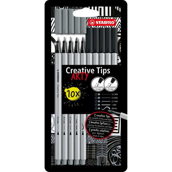 Stabilo kreativset tips arty 89/10-1-20 shading 10 stück - Stabilo-89-10-1-20-4006381604376