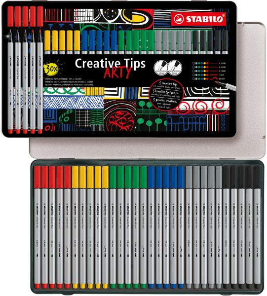 Stabilo kreativset tips arty 89/30-6-1-20 classic 30 stück - Stabilo-89-30-6-1-20-4006381601924-02.jpg