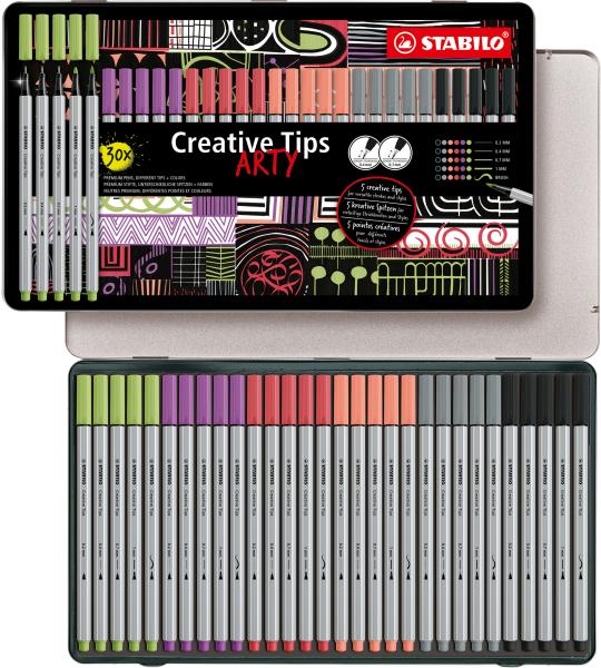 Stabilo kreativset tips arty 89/30-6-2-20 pastell 30 stück - Stabilo-89-30-6-2-20-4006381601931