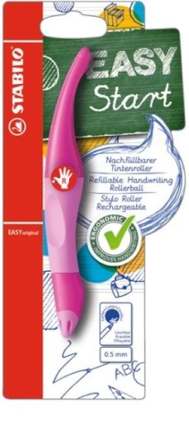 Stabilo roller easy start r 0,5mm b-46846-5 pink - Stabilo-b-46846-5-4006381468466