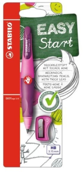 Stabilo easyergo start r 3.15mm b-46870-5 pink - Stabilo-b-46870-5-4006381468701