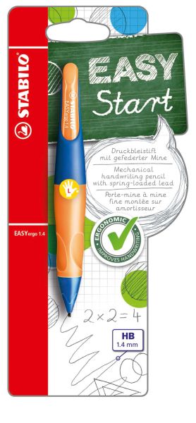 Stabilo easyergo start l 1.4mm b-46893-3 blau/neonorange - Stabilo-b-46893-3-4006381468930
