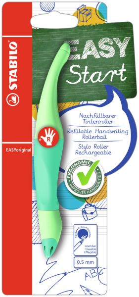 Stabilo tintenroller easy original b-58457-5 pastell minze, rechtshänder - Stabilo-b-58457-5-4006381584579