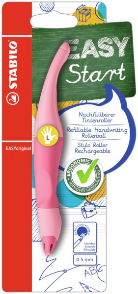 Stabilo tintenroller easy original b-58465-3 pastell pink, linkshänder - Stabilo-b-58465-3-4006381584654