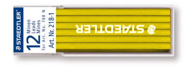 Staedtler minen lumocolor non-perm. 768n 218-1 gelb 12 stück - Staedtler-218-1-4007817212134