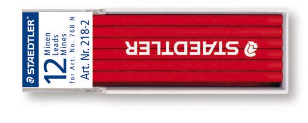 Staedtler minen lumocolor non-perm. 768n 218-2 rot 12 stück - Staedtler-218-2-4007817212158