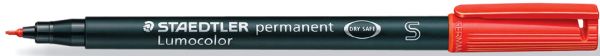 Staedtler lumocolor permanent s 313-2 rot - Staedtler-313-2-4007817308646