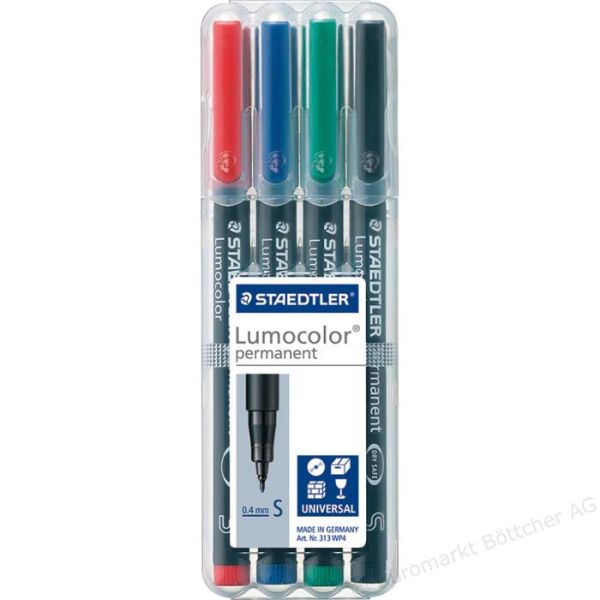 Staedtler lumocolor permanent s 313-wp4 4 farben ass. - Staedtler-313-wp4-4007817308431