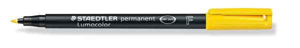 Staedtler lumocolor permanent f 318-1 gelb - Staedtler-318-1-4007817332238