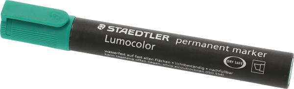 Staedtler perm. marker lumocolor 350 350-5 grün, keilspitze - Staedtler-350-5-4007817321515
