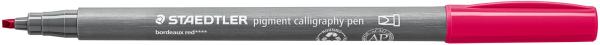Staedtler fasermaler 2mm 375-23 bordeauxrot, kalligraphiespit. - Staedtler-375-23-4007817098936