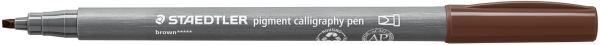 Staedtler fasermaler 2mm 375-76 braun, kalligraphiespitze - Staedtler-375-76-4007817099216