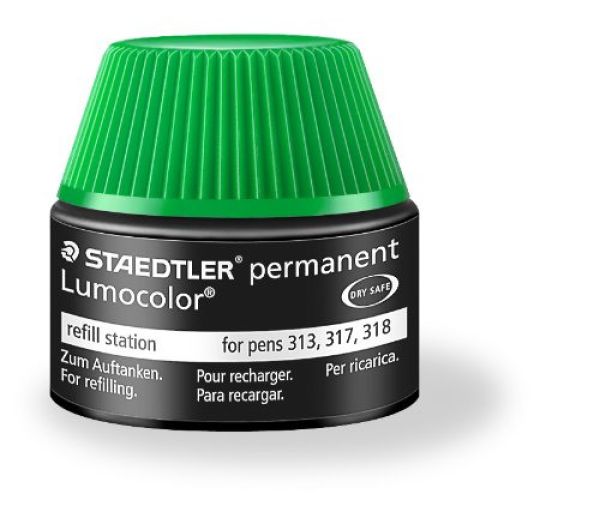 Staedtler lumocolor permanent 15ml 48717-5 grün - Staedtler-48717-5-4007817487051